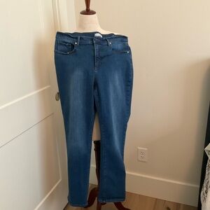 LOFT Women's Straight Leg Blue Jeans